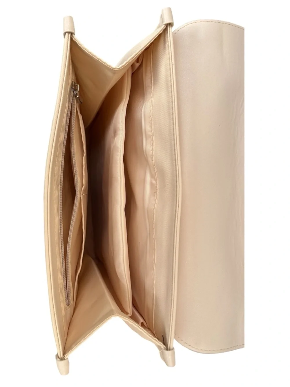 YUMA “ The Goodie Bag “Adjustable straps Buckled Front Flap Beige Backpack